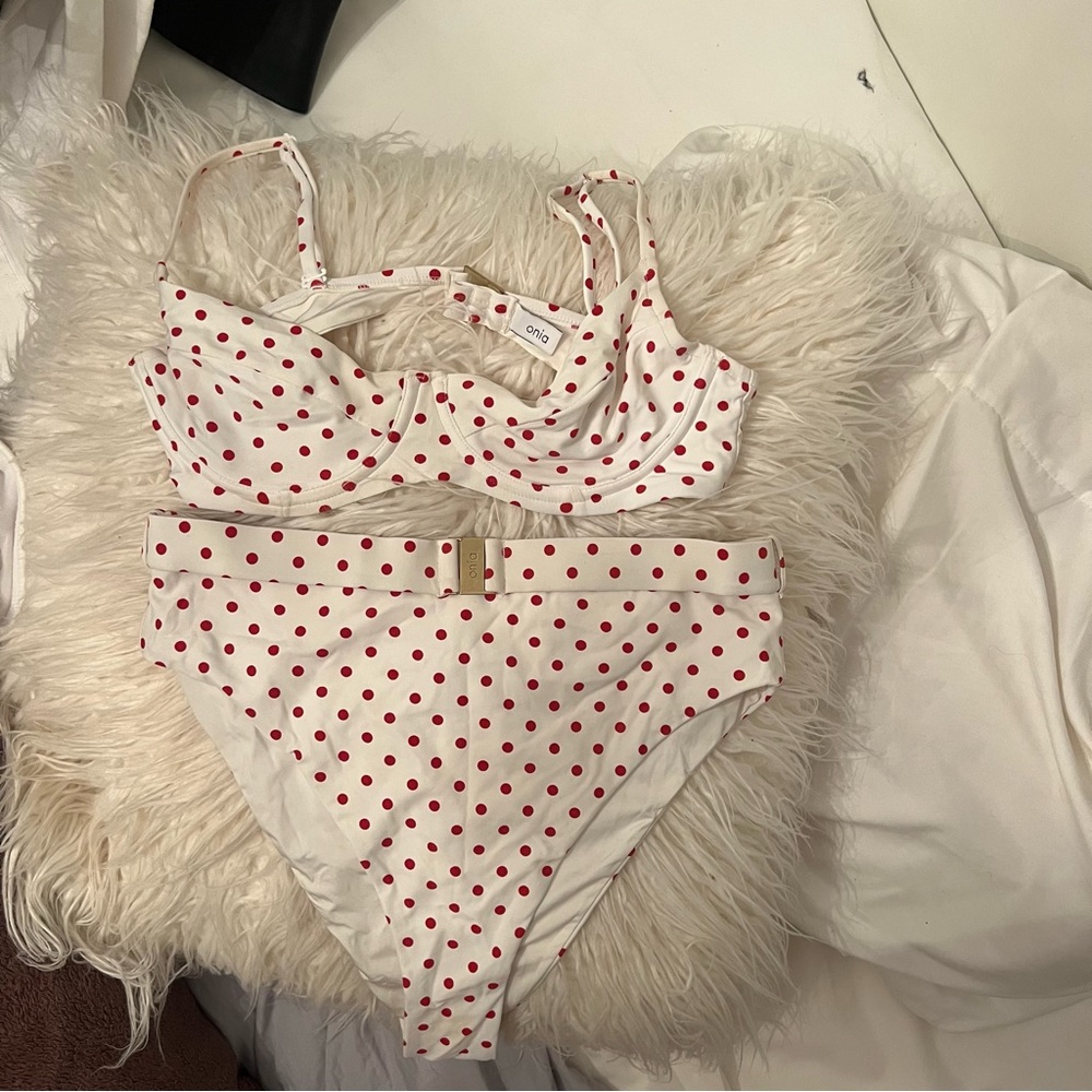Onia Two piece polkadot Swimsuit